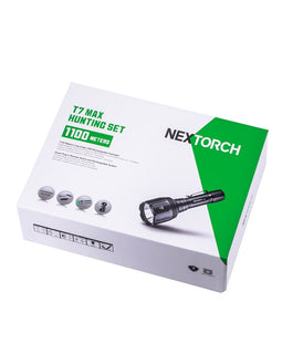 Nextorch HUNTING SET T7 MAX (1100 mt) Ricaricabile 1200 Lumens LED