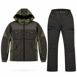 PROMO Completo Noan Full Kevlar Giacca e Pantalone Verde