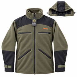 Felpa Noan in Pile Logo Arancio