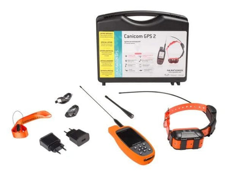 Canicom GPS 2 Kit completo di localizzatore GPS - NUM'AXES - Nero/Arancione