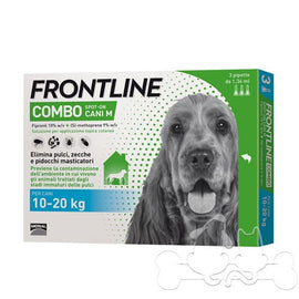 Frontline Combo - Antiparassitario per cani 10-20kg - 3 pipette