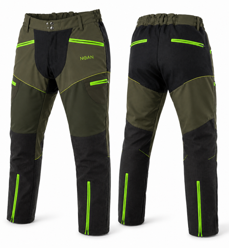 Pantaloni Noan Full Kevlar Anti Rovo Green