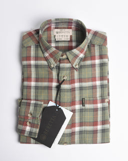 Camicia Beretta Flanell Button Down green check