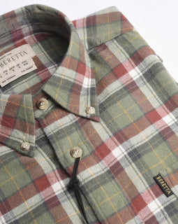 Camicia Beretta Flanell Button Down green check