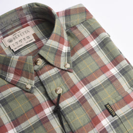 Camicia Beretta Flanell Button Down green check