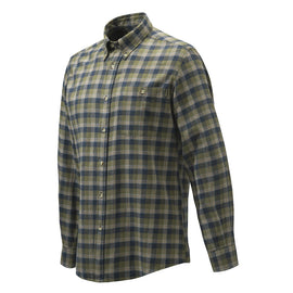 Beretta Camicia Flanella Button Down Blu e verde