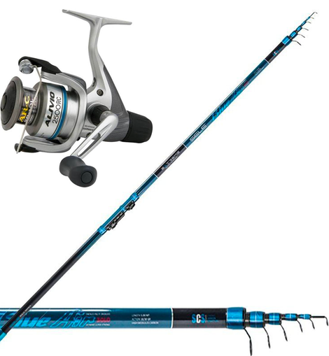 Sele Blu air Bolo 5 mt + Shimano Alivio 2500