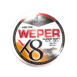 Colmic Trecciato HG-PE Weper super soft X8 0,125mm