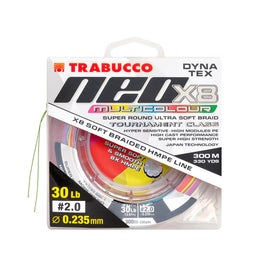 Trabucco Trecciato DYNA Tex-X8 Multicolour 0.405mm 300mt